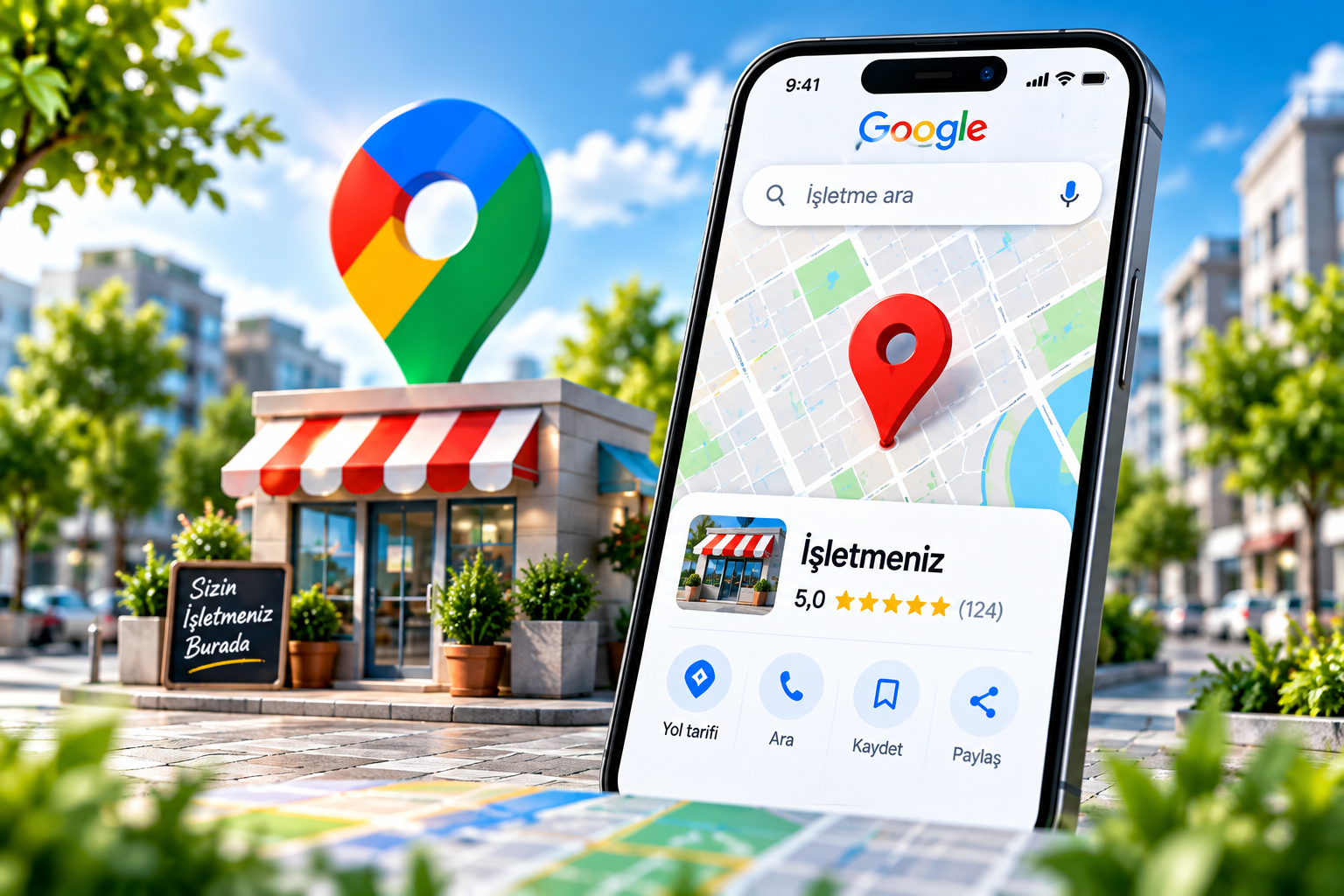 Google Haritalar işletme adres ekleme ve güncelleme hizmeti